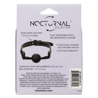 Nocturnal Collection Ball Gag - Black