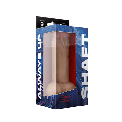 Shaft - Model C 8.5 Inch Liquid Silicone Dong With Balls - Pine