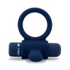 Nu Sensuelle Silicone Bullet Ring - Navy Blue