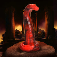 King Cobra King Cobra Silicone Dildo - Red