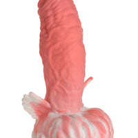 Pegasus Pecker Winged Silicone Dildo - Pink/white
