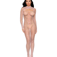 Bodystocking and Shrug Dmnd - One Size - Pink