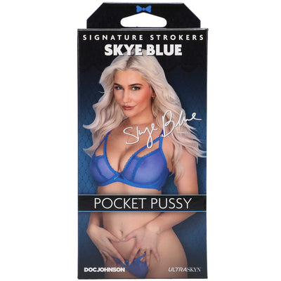 Signature Strokers - Skye Blue - Ultraskyn Pocket  Pussy - Vanilla