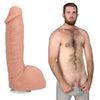 Signature Cocks - Girthmasterr - 8.5"  With Removable Vac-U-Lock Suction Cup - Vanilla