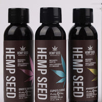 Hemp Seed Massage Oil Trio Gift Set - Valentines Day Collection 2 Oz