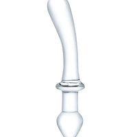 9 Inch Classic Curved Dual-Ended Dildo - Clear
