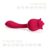 Rhea - the Rose Clit Licking Tongue Vibrator and G Spot Massager - Pink