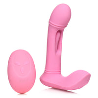 Flickers G-Flick Flicking G-Spot Vibrator With  Remote - Pink