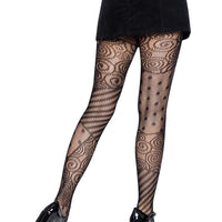 Doll Net Tights - One Size - Black