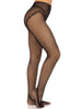 French Cut Crotchless Fishnet - One Size - Black