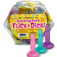 Flick a Dick - Desktop Fidget Toy - Display of 24