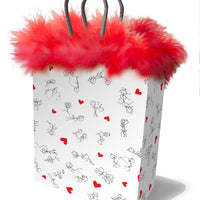 Stick Figures Gift Bag - Red