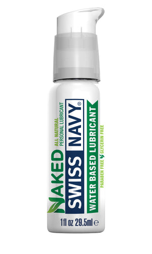 Swiss Navy Naked Water Based Lubricant 1 Oz