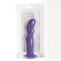 Riley Silicone Swirled Dong - Neon Purple
