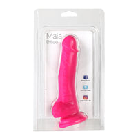 Billee Realistic Silicone Dong - Neon Pink