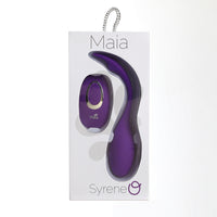 Syrene Remote Control Luxury USB Rechargeable  Bullet Vibrator - Purple