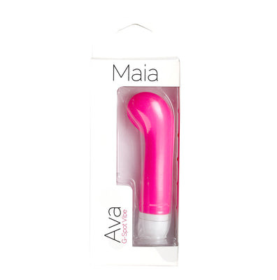 Ava Silicone Mini G-Spot Vibe - Pink