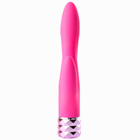 Victoria Crystal Gem Dual Vibrator - Pink