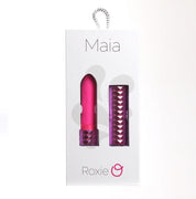 Roxie Crystal Gem Lipstick Bullet Vibrator - Pink