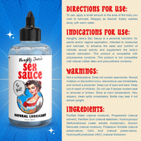 Naughty Jane's Sex Sauce Natural Lubricant 8oz