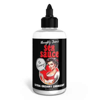 Naughty Jane's Sex Sauce Extra Creamy Lubricant 8 Oz