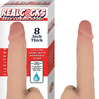 Realcocks Self Lubricating 8 Inch Thick - White