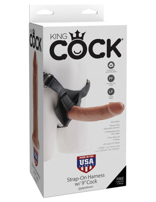 King Cock Strap-on Harness With 9