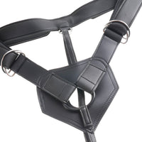 King Cock Strap-on Harness With 9" Cock - Tan
