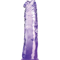 King Cock Clear 8 Inch - Purple