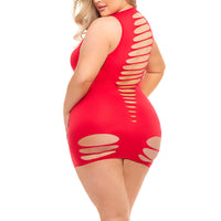 Can't Commit Dress - Queen Size - Red