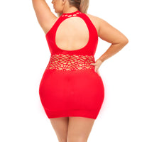 Rich B Phase Dress - Queen Size - Red