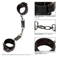 Euphoria Collection Hand Cuffs - Black Black