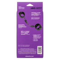 Euphoria Collection Hand Cuffs - Black Black