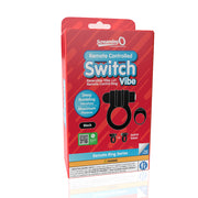 Screaming O Remote Controlled Switch Vibrating  Ring - Black