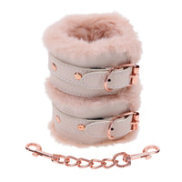 Peaches ‘N Creame Fur Handcuffs - Pink