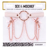 Peaches ‘N Creame Collar With Nipple Clamps - Pink