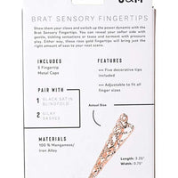 Brat Sensory Fingertips - Rose Gold