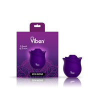 Zen Rose - Violet - Handheld Rose Clitoral and Nipple Stimulator - Presale Only