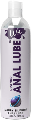 Wet Uranus Anal Lube - Premium Silicone Based  Lubricant 8 Oz