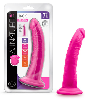 Au Naturel - Bold - Jack - 7 Inch Dildo - Pink