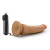 Dr. Skin - 8.5 Inch Vibrating Realistic Cock With  Suction Cup - Mocha