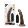 Dr. Skin - Dr. Dave - 7 Inch Vibrating Cock With Suction Cup - Chocolate