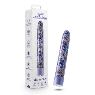 Limited Addiction - Floradelic - 7 Inch  Rechargeable Vibe - Purple