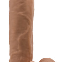 Dr. Skin Silicone - Dr. Julian - 9 Inch Dildo With Suction Cup - Mocha