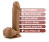Dr. Skin - Dr. William - 8 Inch Dildo With Balls - Tan