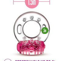 Play With Me - Arouser Vibrating C-Ring - Pink