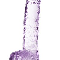 Naturally Yours - 6 Inch Crystalline Dildo -  Amethyst
