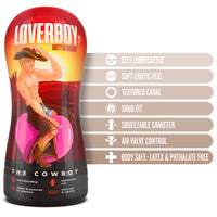 Loverboy - Cowboy - Self Lubricating Stroker -  Beige