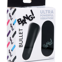 Bang Vibrating Bullet With Remote Control - Black