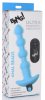 Bang - Vibrating Silicone Anal Beads and Remote  Control - Blue